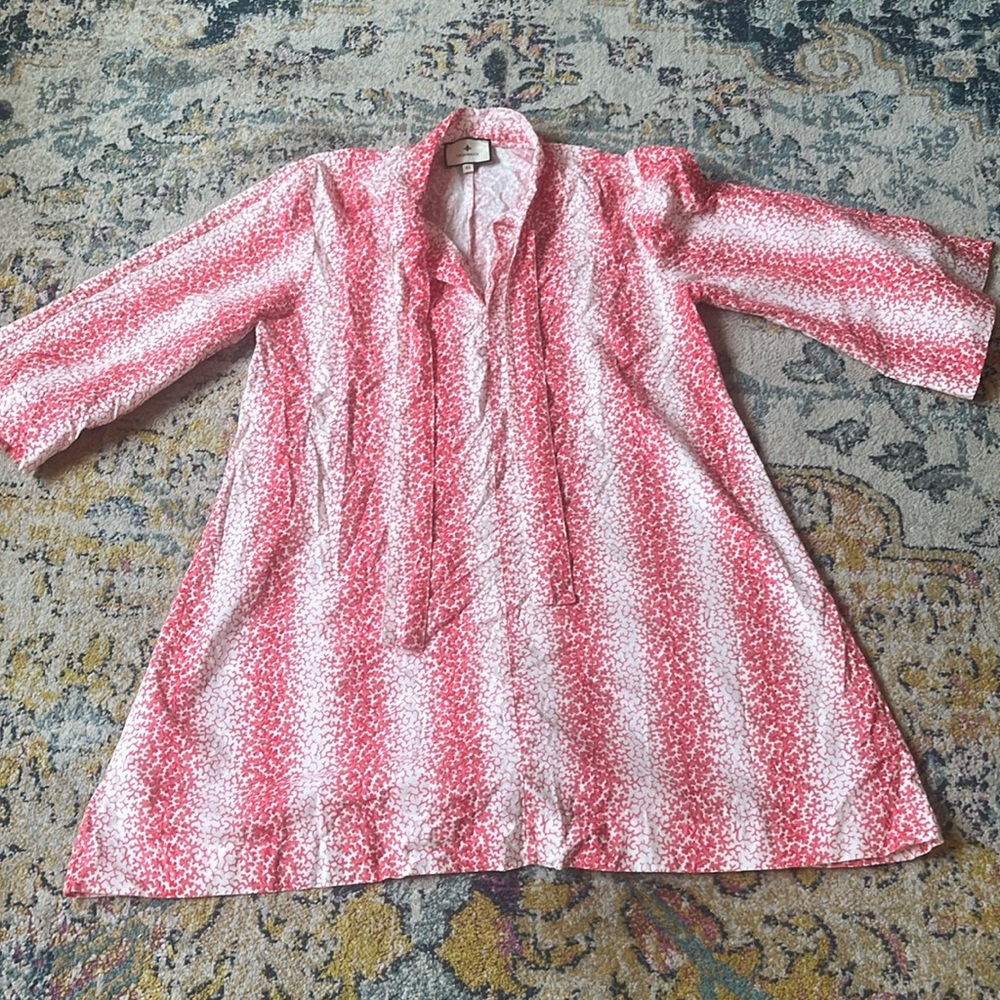 Tuckernuck xs speckled coral Marseille caftan